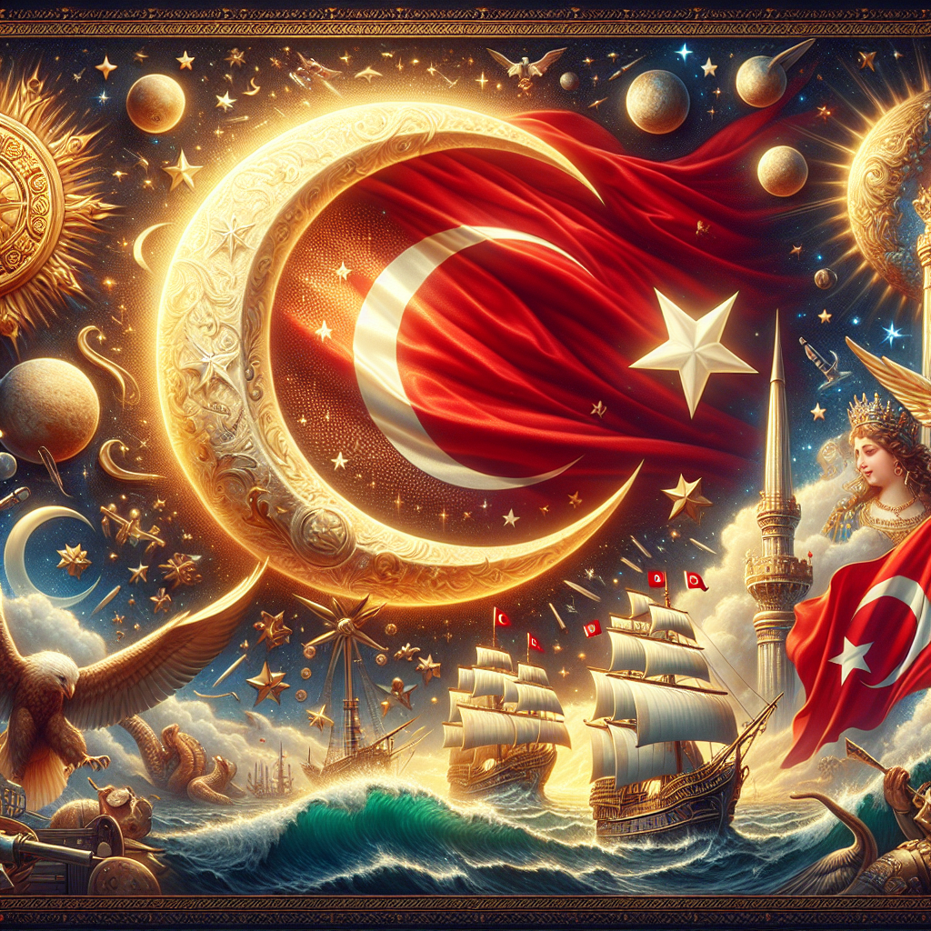 Türk Bayrağındaki Ay ve Yıldız Nereden Geliyor ? İşte Şanlı Türk Bayrağımızın Tarihi