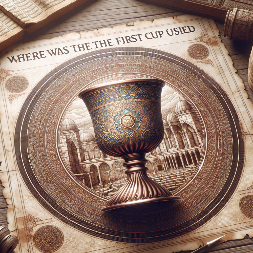 İlk Bardak Nerede Kullanılmaya Başlandı